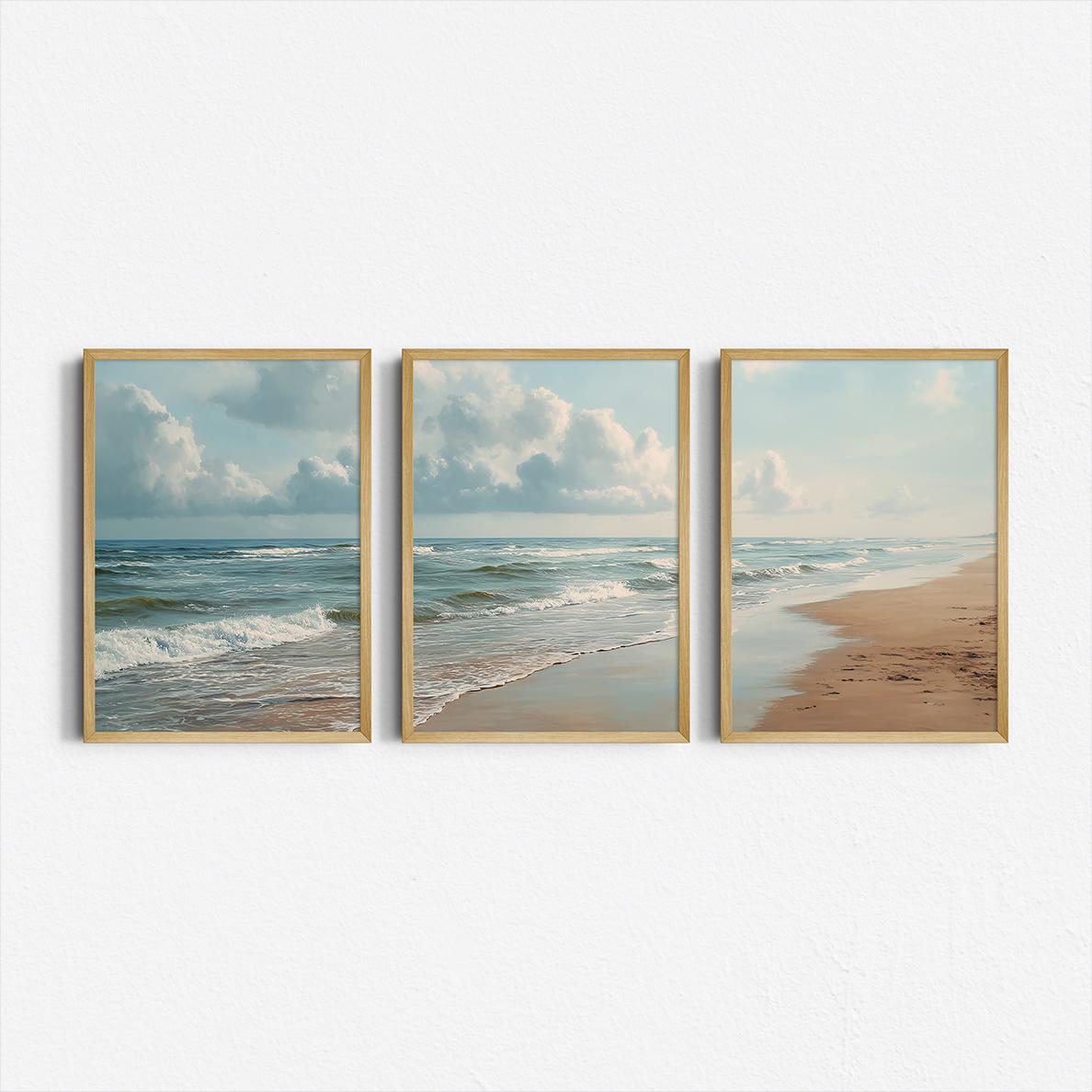 Abstract Canvas Set - مجموعة من 3 لوحات فنية ثلاثية