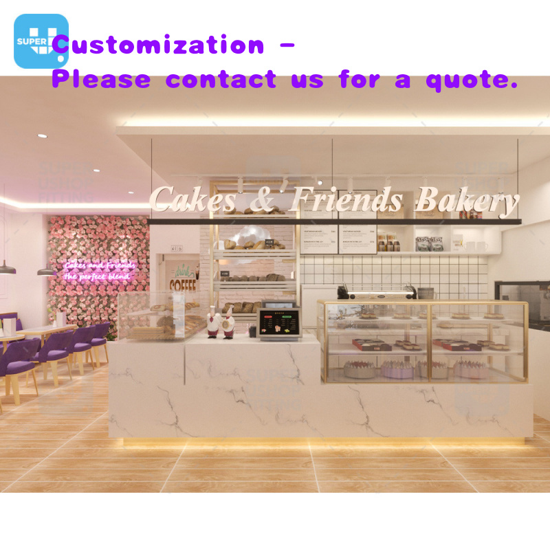 Interior Design Of Cafe - تصميم داخلي مخصص لمحلات الشاي الفقاعي
