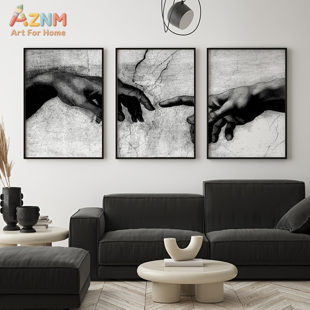 Abstract Canvas Set - مجموعة من 3 لوحات فنية كانفاسية