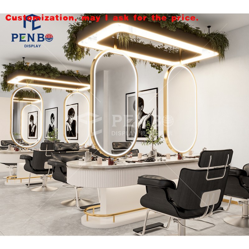 Interior Design Nail Salon - مجموعة أثاث صالون الحلاقة والشعر والأظافر