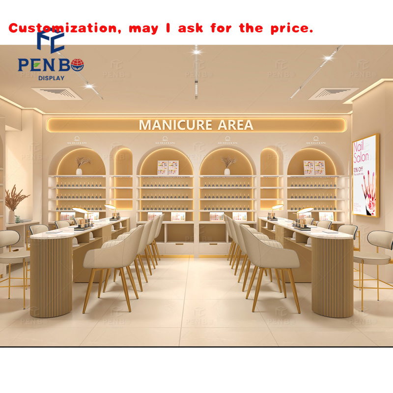 Custom.Custom أسلوب بسيط مسمار - مراجعة Interior Design Nail Salon وسعره