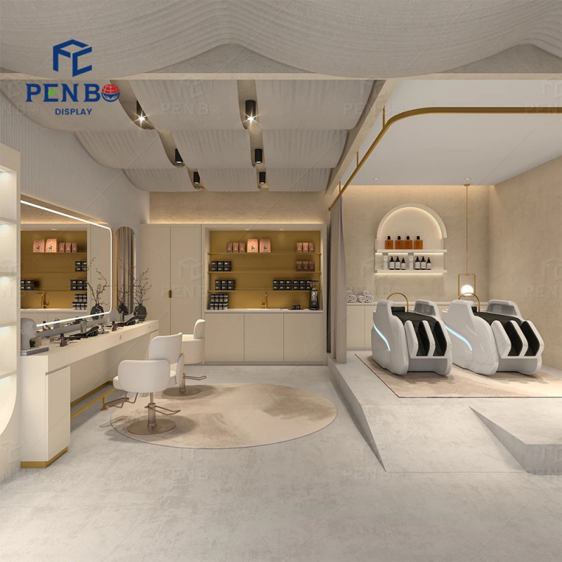 ديكور صالون تجميل فاخر مخصص، ت - مراجعة Interior Design Nail Salon وسعره