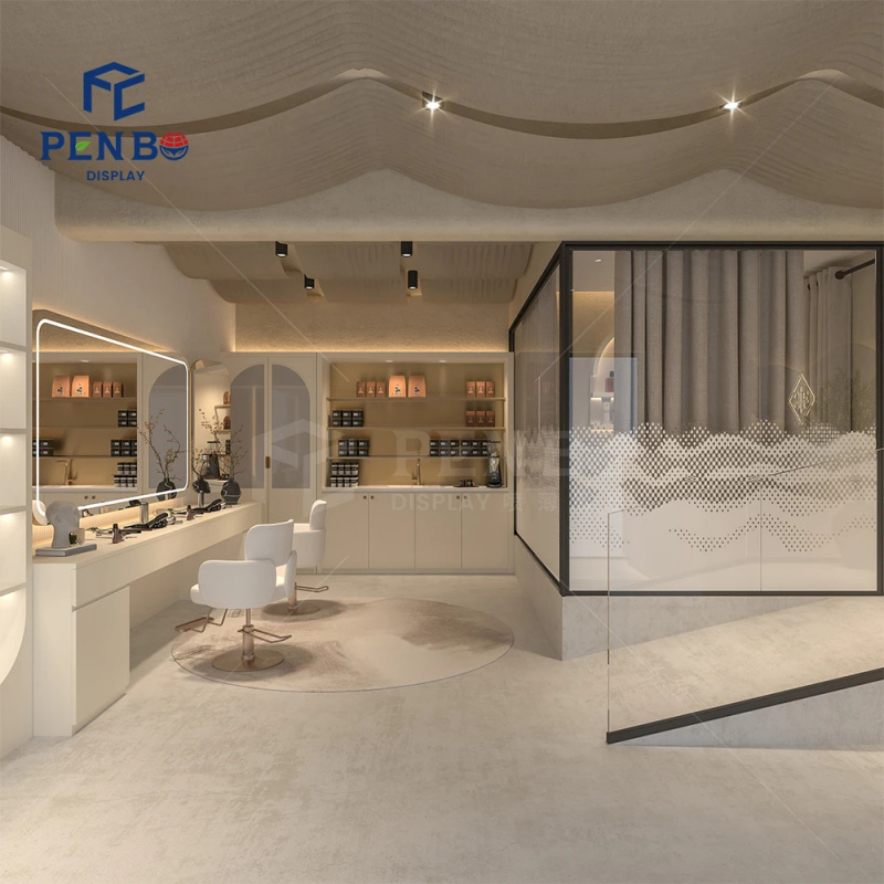 ديكور صالون تجميل فاخر مخصص، ت - مراجعة Interior Design Nail Salon وسعره