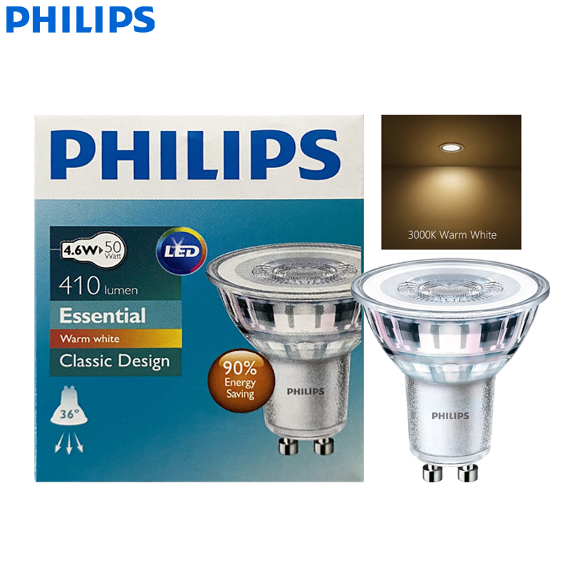 مصباح فيليبس LED GU10 PAR16 أس - مراجعة Philips Bulb Led Classic وسعره