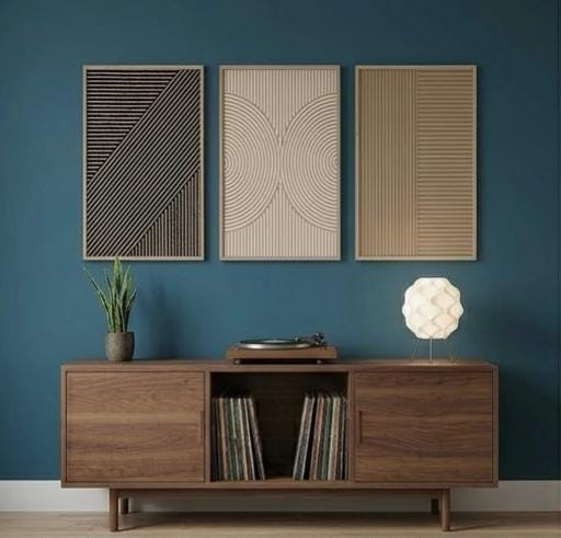 مجموعة من 3 لوحات جدارية بيج و - مراجعة Abstract Canvas Set وسعره