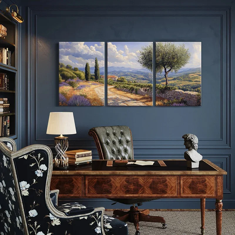 مجموعة من 3 قطع، ملصقات فنية ع - مراجعة Abstract Canvas Set وسعره