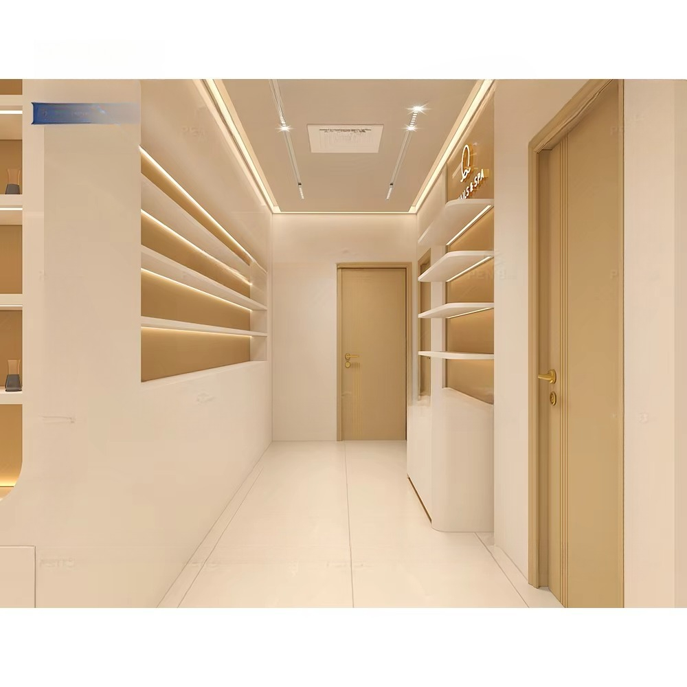 تصميم صالون سبا لفن الأظافر وق - مراجعة Interior Design Nail Salon وسعره