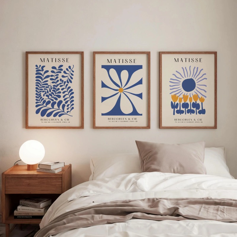 مجموعة مطبوعات بلو ماتيس المكو - مراجعة Abstract Canvas Set وسعره