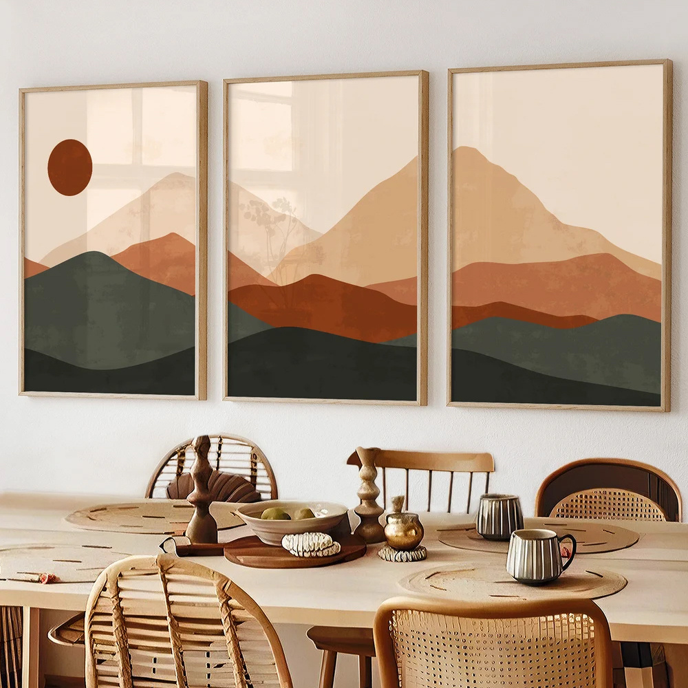 مجموعة من 3 قطع لوحات قماشية ب - مراجعة Abstract Canvas Set وسعره