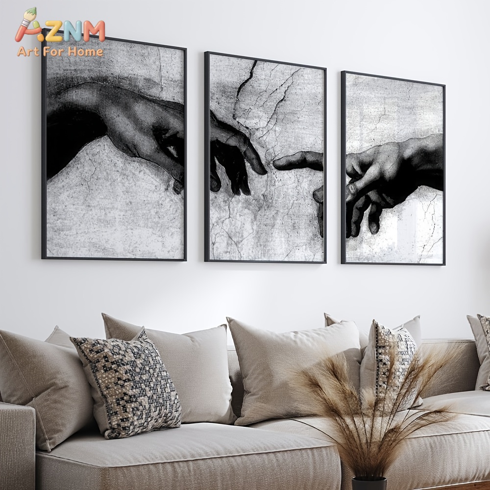 مجموعة من 3 لوحات فنية كانفاسي - مراجعة Abstract Canvas Set وسعره