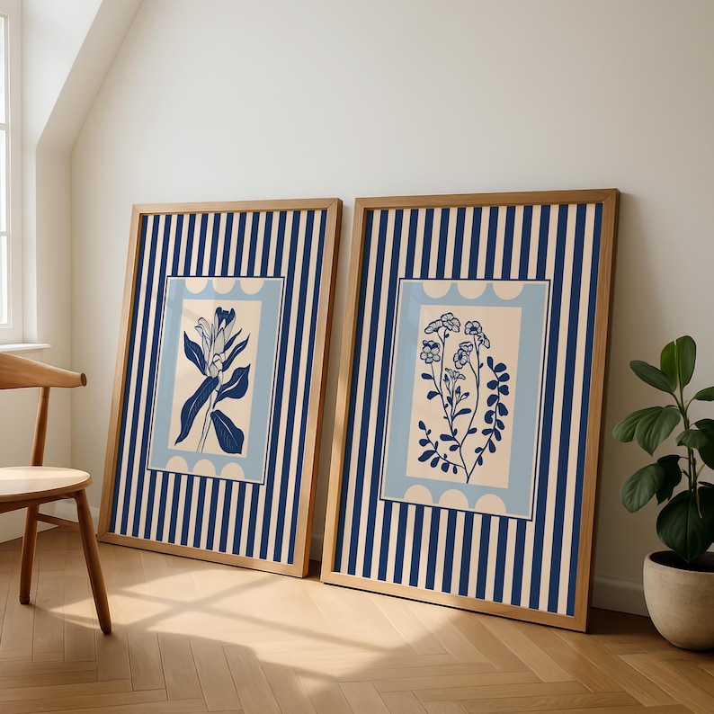 2 قطعة/المجموعة البوهيمي نمط ا - مراجعة Abstract Canvas Set وسعره